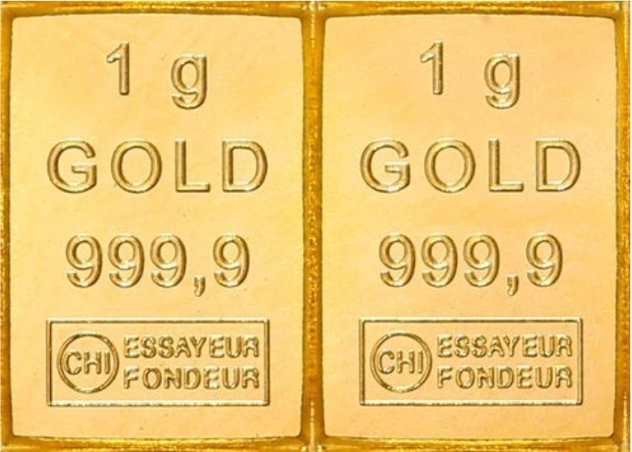 2 grams - Gold .999 - Valcambi, Switzerland #1.0