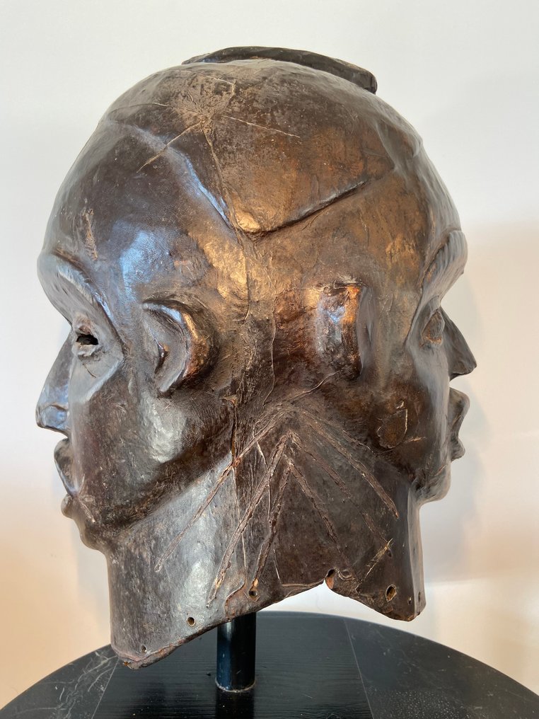 Dobbelt hjelmmaske - Ejagham - Ekoi - Cameroun #2.1