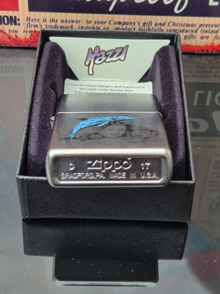 Zippo - Season by Claudio Mazzi D 17 - Ingen reservasjonspris - Lighter - Stål (rustfritt stål) #1.0
