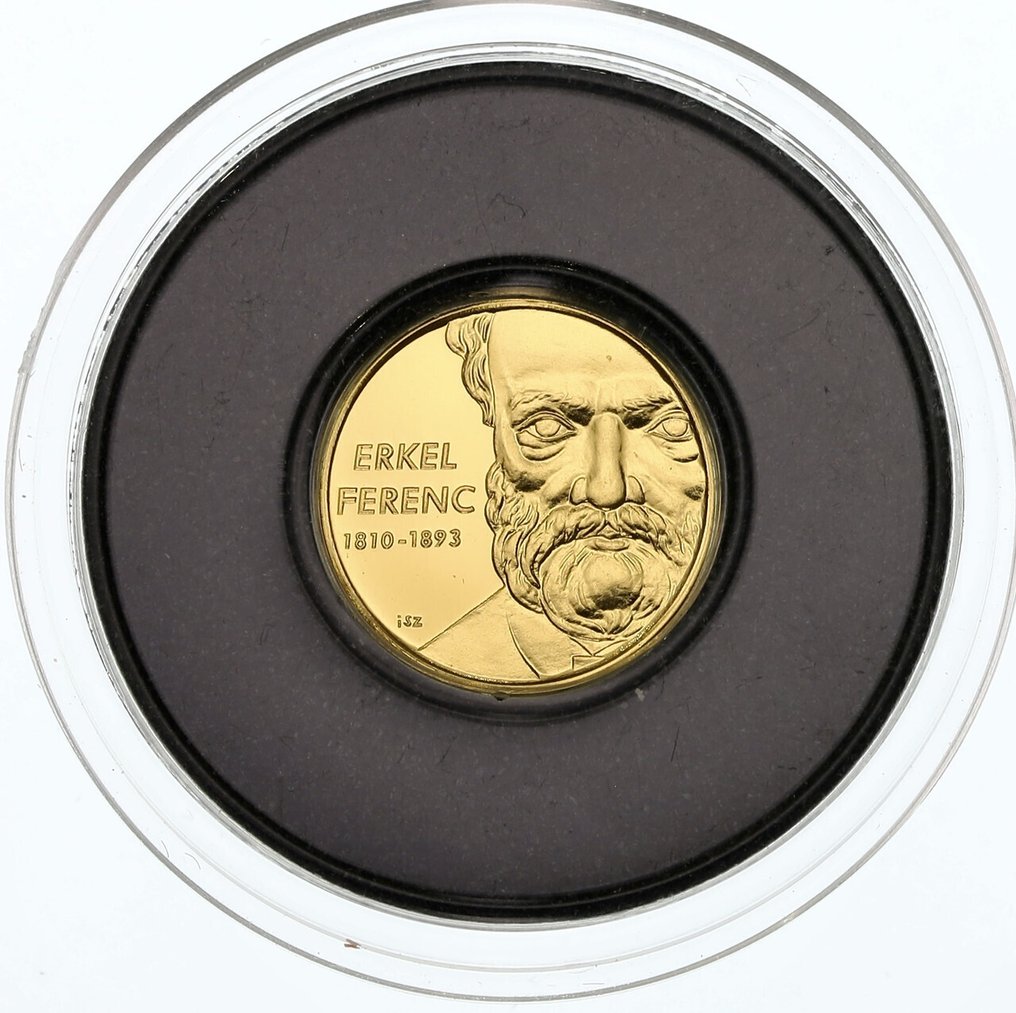 0,5 gram - Gold .999 - Erkel Ferenc - 2010  (Ohne mindestpreis) #2.1