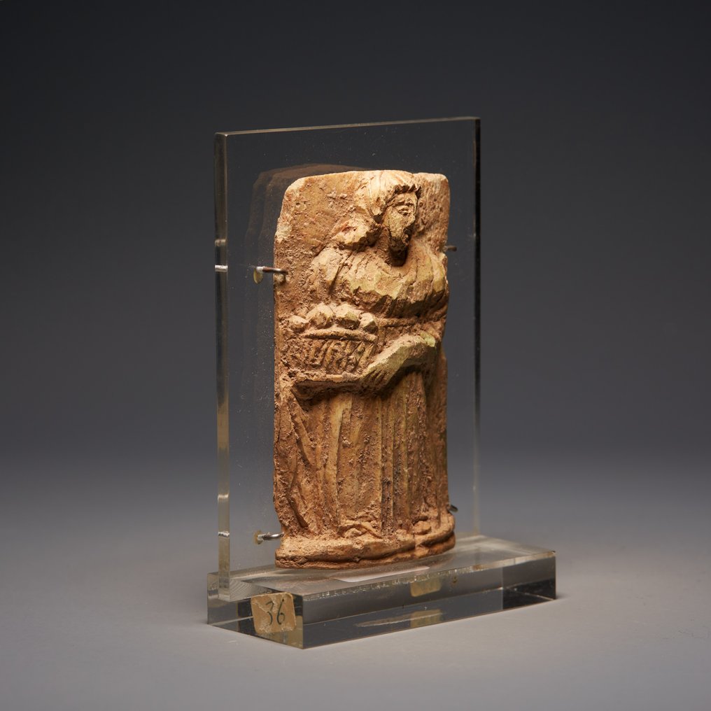 古罗马 骨 浮雕板。公元1至3世纪。高7厘米。 #1.0
