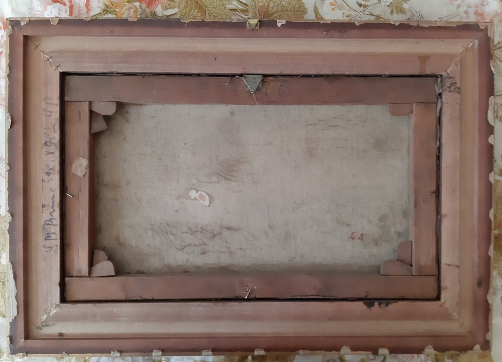 Scuola italiana (XIX-XX), Siglato "AR" - Paesaggio #4.3