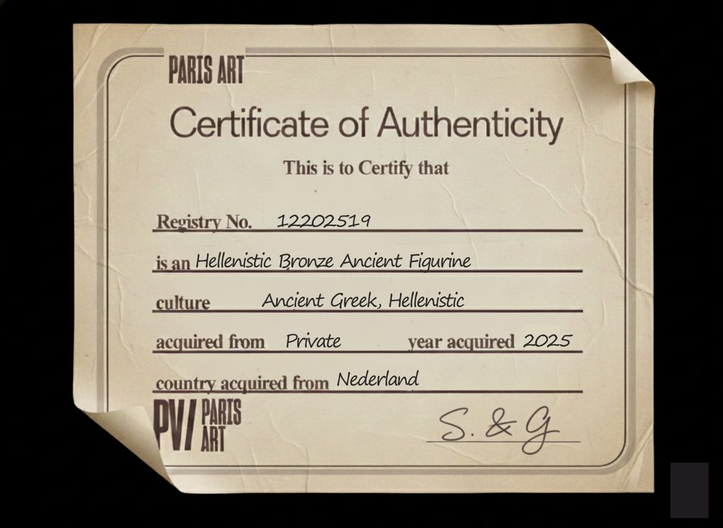 Romersk antik Bronze Harpocrates, der beskytter en spædbarnfigur. (Ingen mindstepris) #4.3