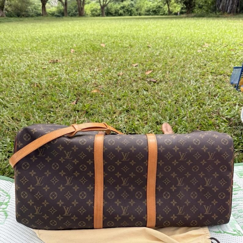 Louis Vuitton - Louis Vuitton Monogram Keepall Bandouliere 60 Boston Bag - Duffle táska #1.0