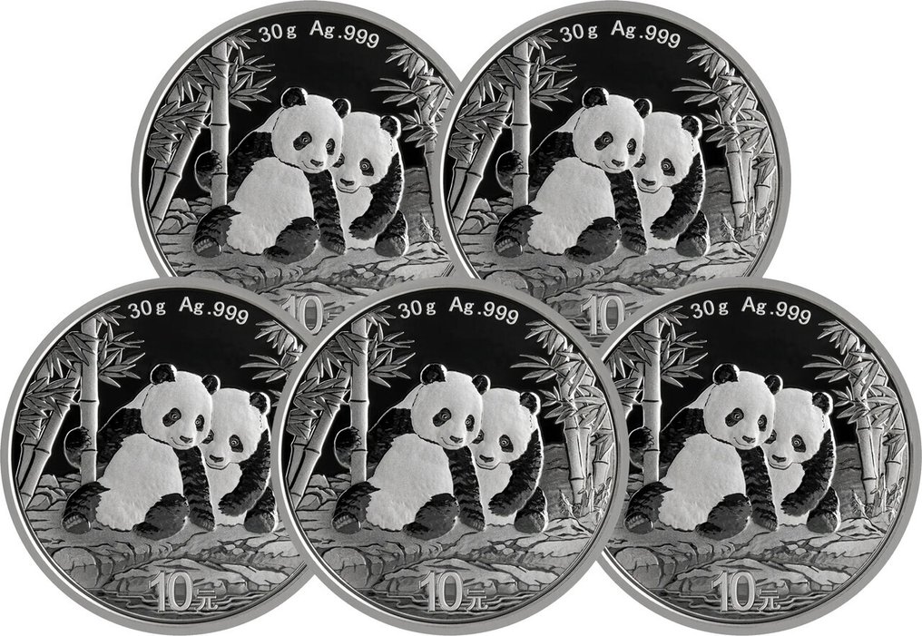 5 Troy Ounce - Silver .999 - Panda 2026 - 150 gram - fine silver #2.1