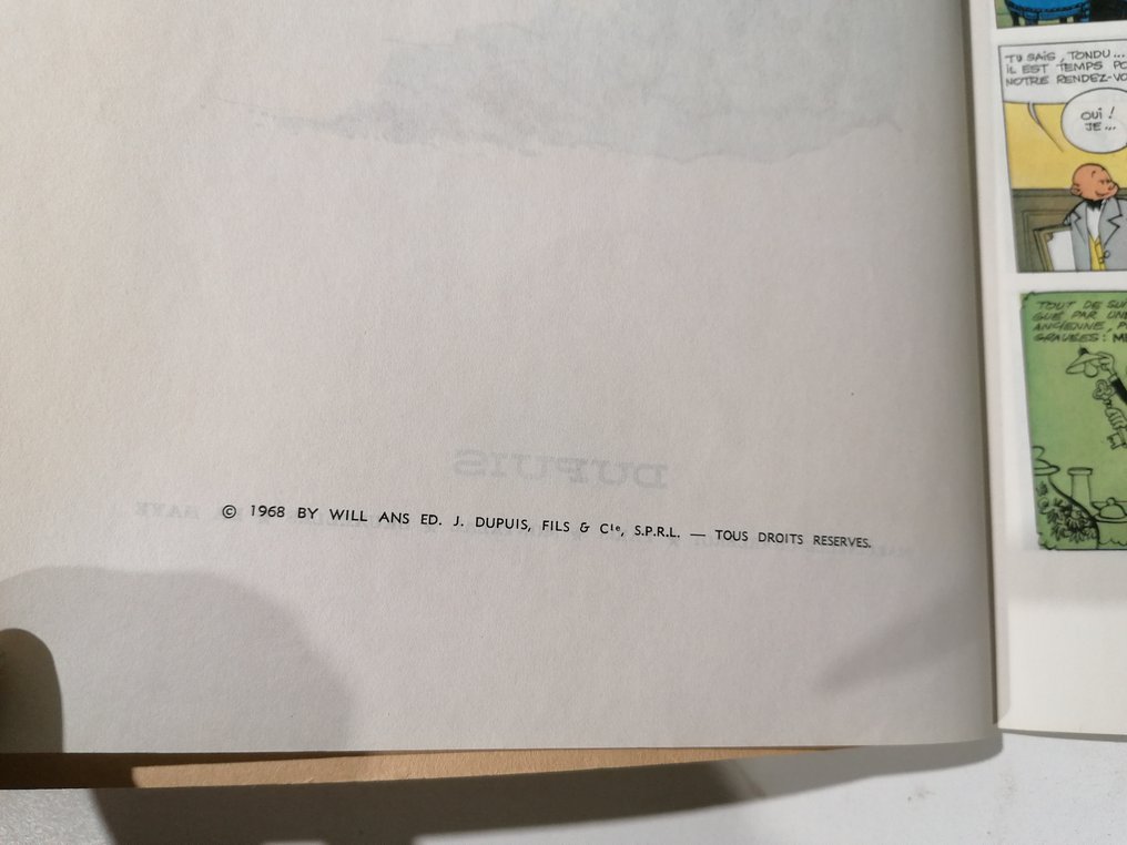 Tif et Tondu T12 - Le Réveil de Toar - B - 1 Album - Eerste druk - 1968 #4.3