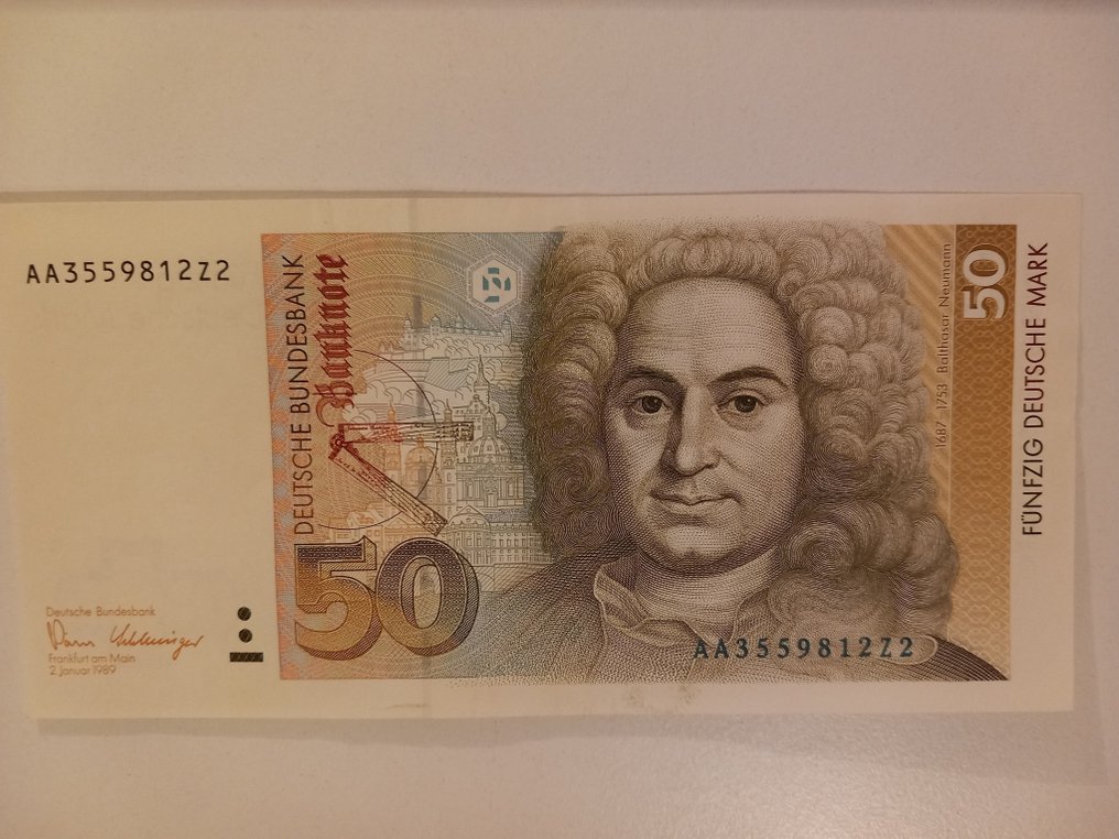 Niemcy. - 50 Mark - 1989 - Pick 40  (Bez ceny minimalnej
) #1.0