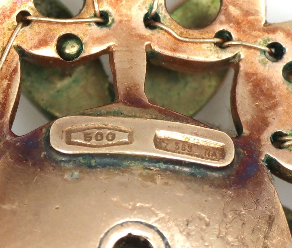 Senza prezzo di riserva - Collana con ciondolo - 12 kt Oro rosa - 0.00ct. tw. - Perla #3.2