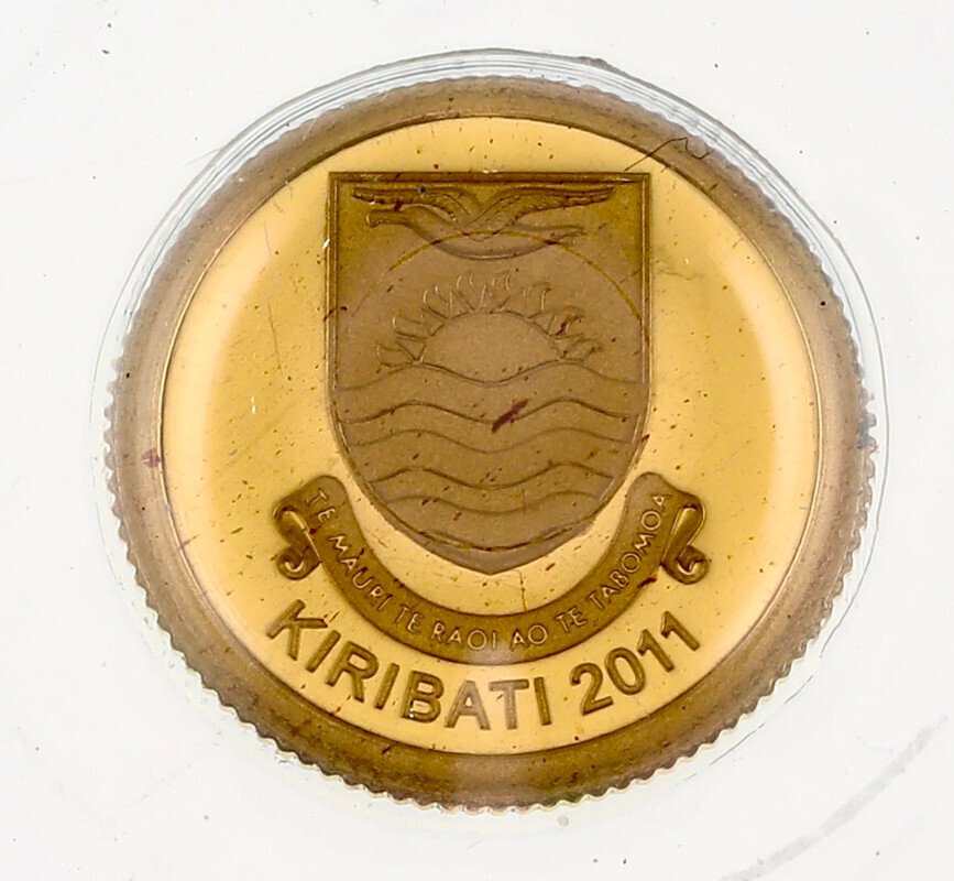 0,5 gram - Oro .999 - Île Christmas 2011  (Sin precio de reserva) #1.0