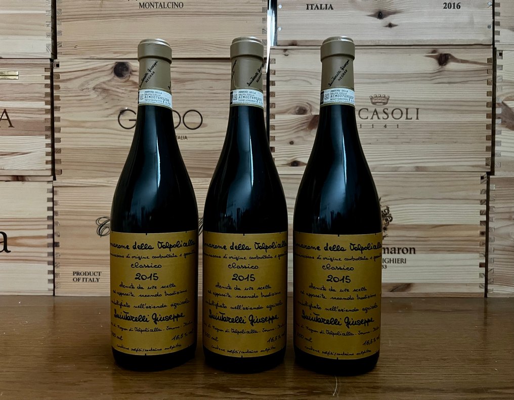 2015 Quintarelli Giuseppe - Amarone della Valpolicella - 3 Flasker (0,75 l) #1.0