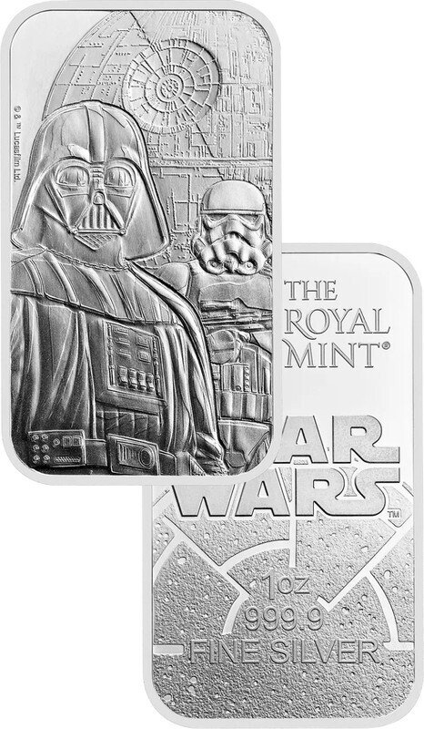 1 Troy Ounce - Silber .999 - Star Wars Dark Side 2026 Royal Mint - 31,1 gram - fine silver  (Ohne mindestpreis) #2.1