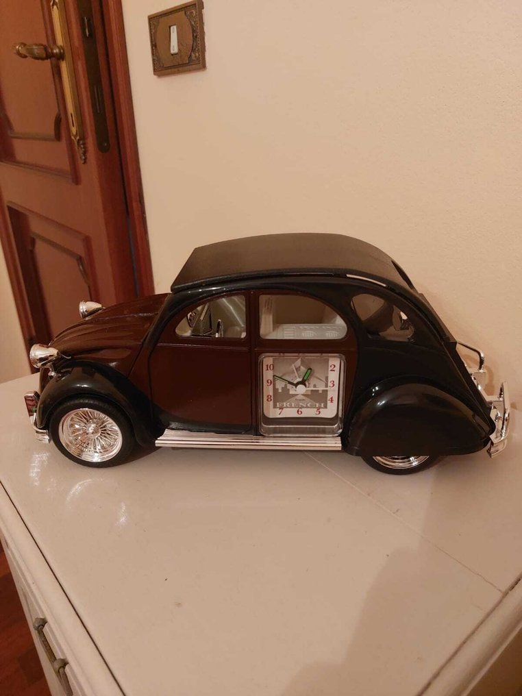 Clock - Citroën - Citroën 2CV stile modellino con orologio da tavolo #1.0