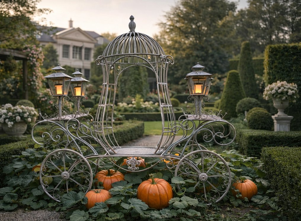 Trăsură - Metal - Coșuri cu flori XXL #1.0