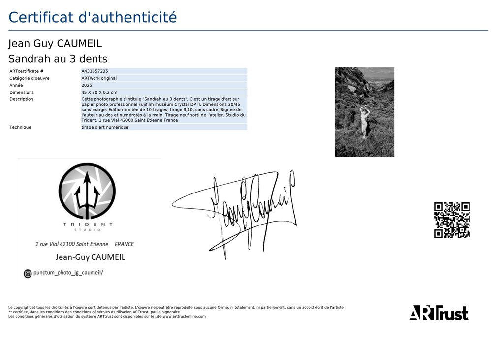 Jean-Guy Caumeil (1945–2018) - Sandrah au 3 dents #4.3