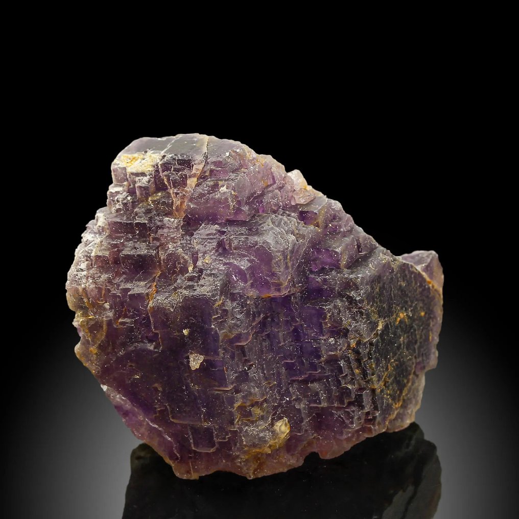 骨架！美丽的紫蓝色萤石，带有幻影 水晶群 - 高度: 5.5 cm - 闊度: 4 cm- 84 g #1.0