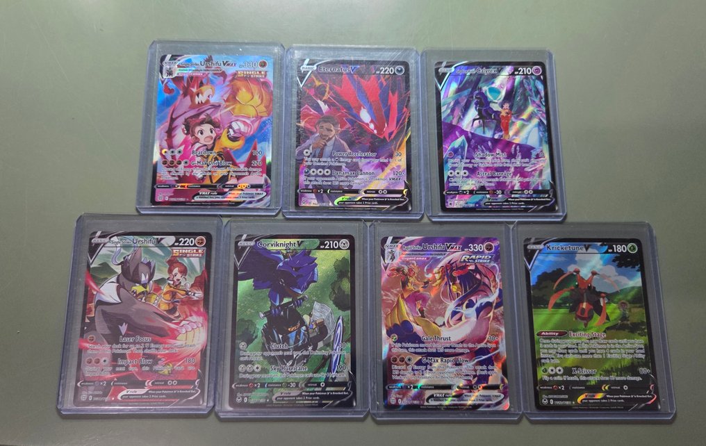 Pokémon - 8 Card - Urshifu 全圖, 壓膜 - Sword & Shield #1.0