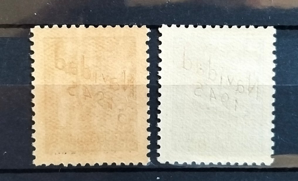 Ισπανία 1945 - Δεν εκδόθηκαν πλέον οι σφραγίδες που προέρχονται από τα φυλλάδια του Δήμου Βαρκελώνης. - Edifil NE 29/30+SH NE 29/30 #3.2