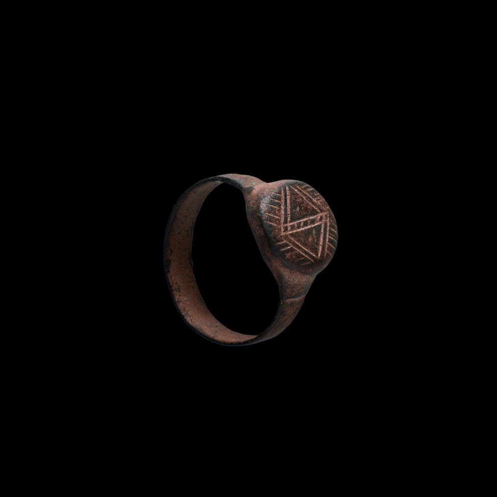 Medievale, epoca delle crociate Bronzo Ring  (Senza prezzo di riserva) #1.0