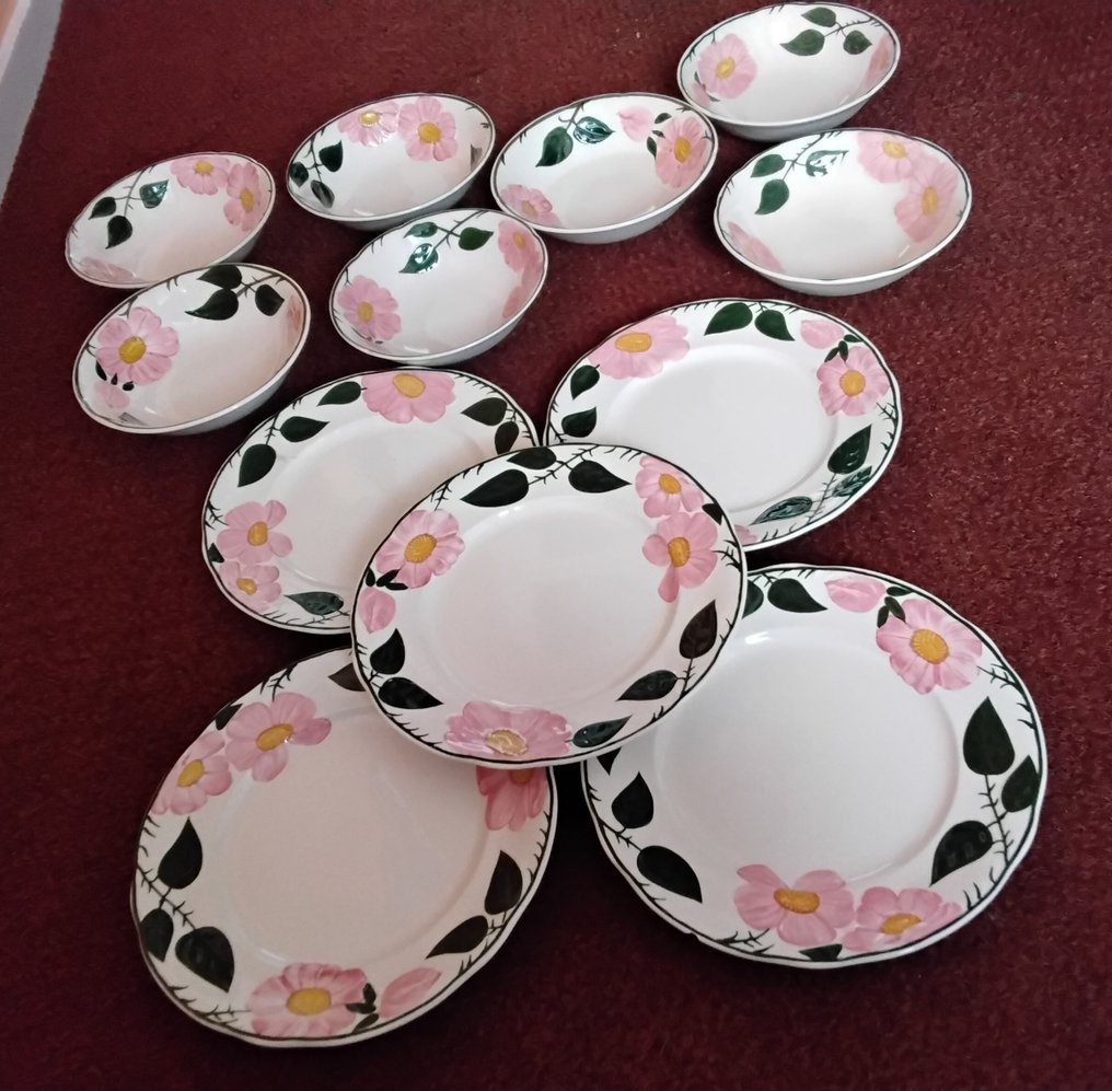 Villeroy & Boch - Villeroy Boch - Vacsora szervírozás (12) - Faience - Villeroy Boch Wild rose #1.0