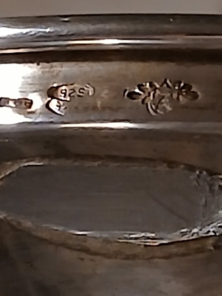 Tafelmiddenstuk - .925 zilver - (h. 29cm, diam. 29,5cm) #1.0