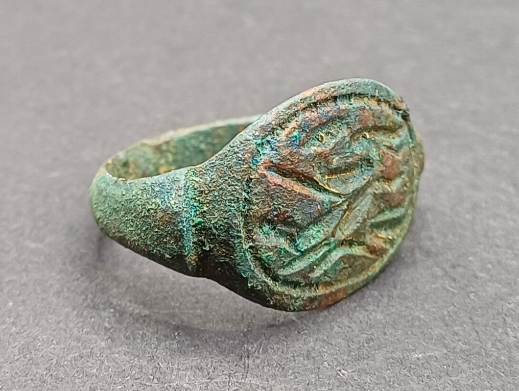 Μεσαιωνική Μπρούντζος δαχτυλίδι - 22 mm (χωρίς τιμή ασφαλείας) #1.0