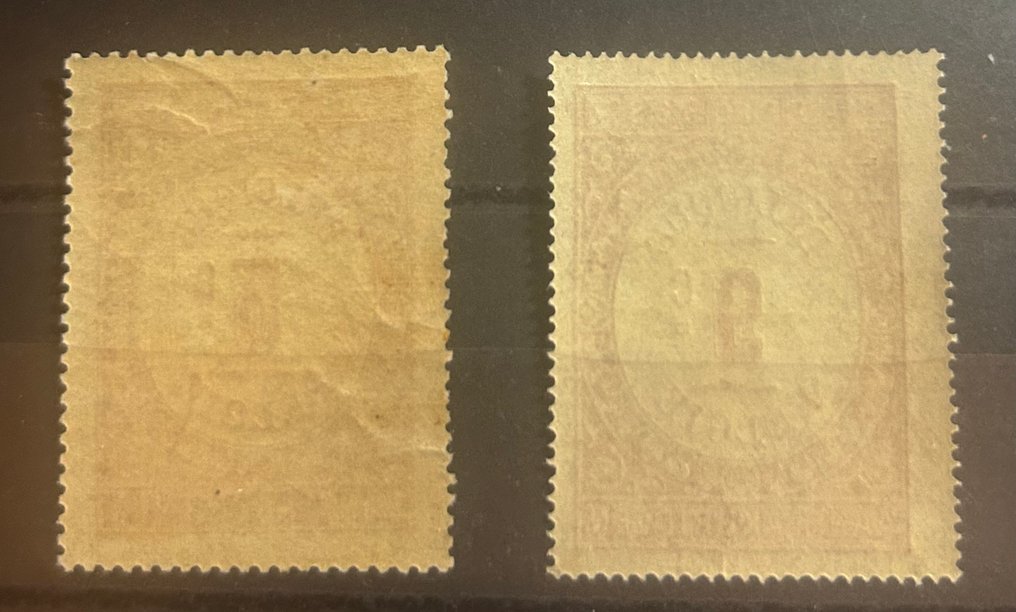 比利时 1886 - 2枚新鲜邮票，用于海报/公告 - Lastdodo : fiscale zegels #1.0