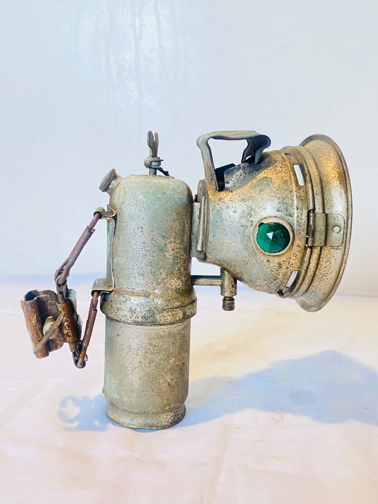 1900-1920 - industriel , Mira , optique - 燈籠 - 鍍銀黃銅 - 自行车与汽车 #4.3