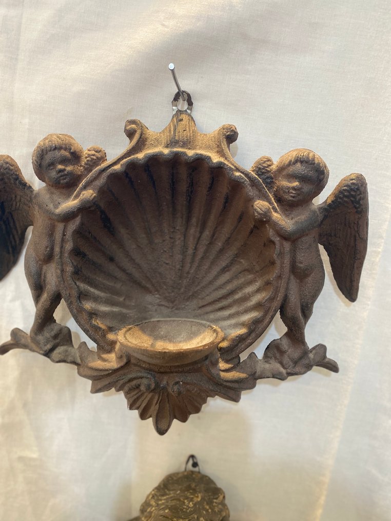  Holy water font (2) - Early 20th century - Two water fonts  #2.1