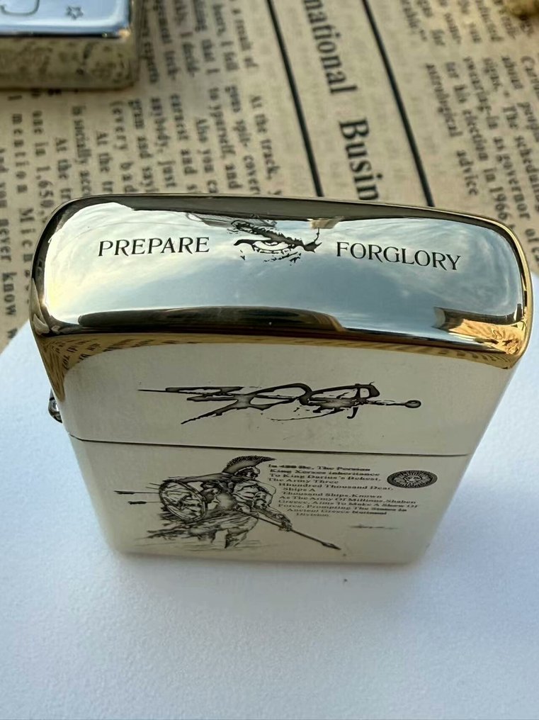 Zippo - custom - Sin precio de reserva - Mechero - Bañado en oro #2.1