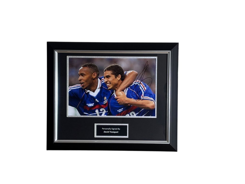 France - Football World Championships - David Trezeguet - Premium Frame – Museum Quality - No rp Price ! - Fotografie  #2.1