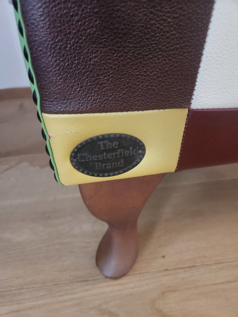 The Chesterfield Brand - 扶手椅子 - 拼布翼背 - 小牛皮 - 尊贵的多彩变色龙 #1.0