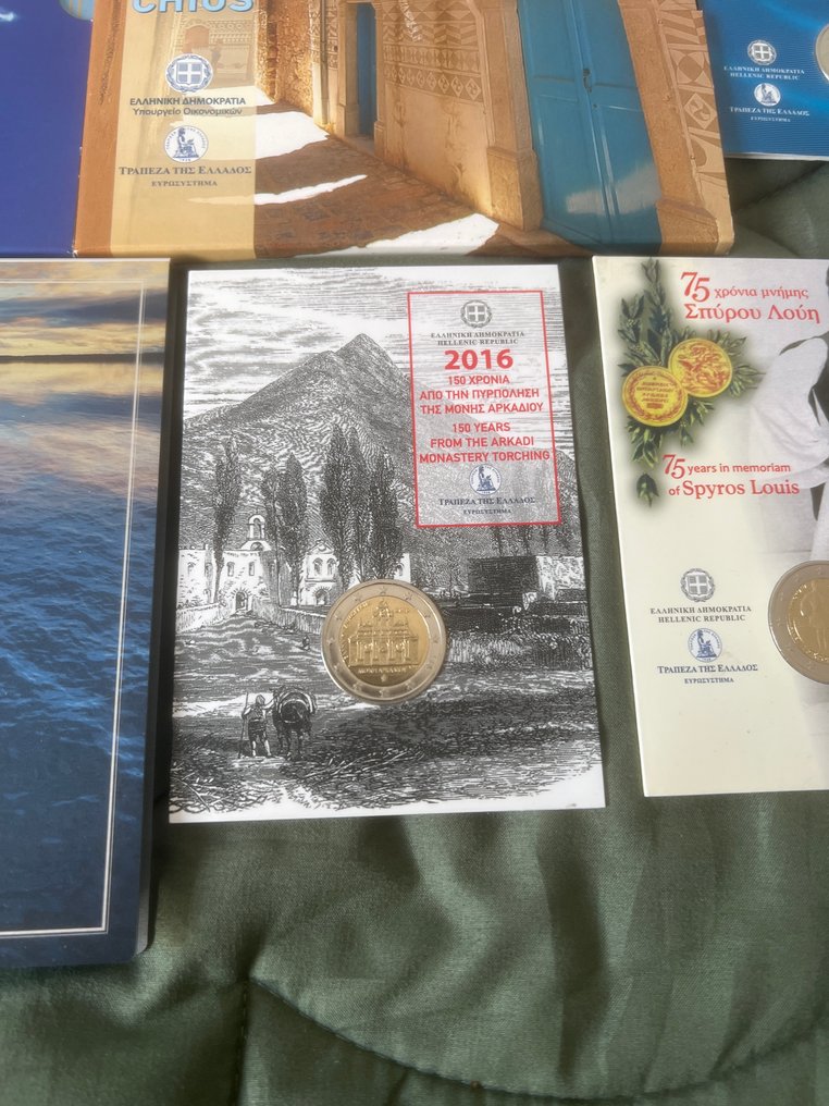 Europe. Year Set (BU) / Proof Set / 2 Euro Various Years (14 items) #2.1