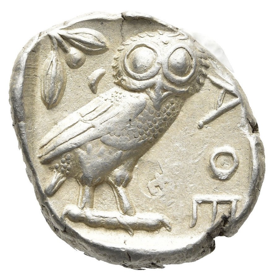 Attica, Athene Tetradrachm 454-404 BC #1.0