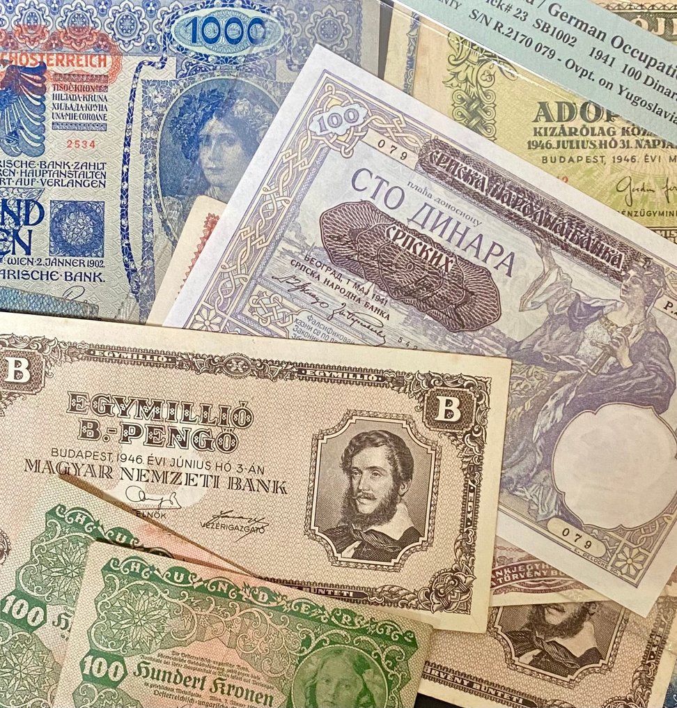 Ungarn. - 24 banknotes - various dates  (Ohne mindestpreis) #1.0