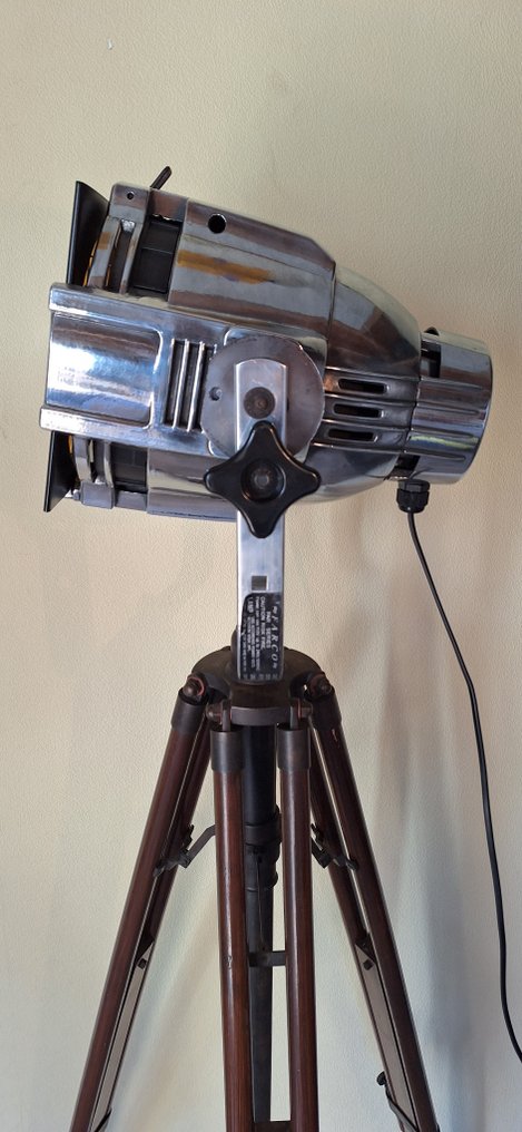 Fargo - Teaterlampe - Multi Par - Støbemessing, Teaktræ - Theaterspot, gulvlampe #4.3