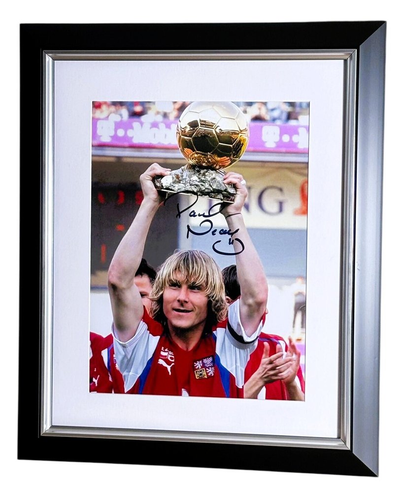 Czech Republic - 世界足球锦标赛 - Pavel Nedved - Premium Frame – Museum Quality - No rp Price ! - 照片 #1.0