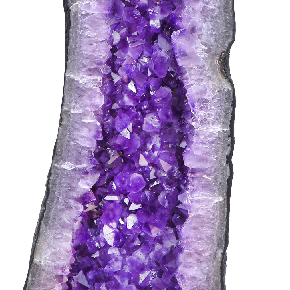 Vivid Amethyst 'Cathedral' Geode - 67x22x20 cm- 32 kg #2.1