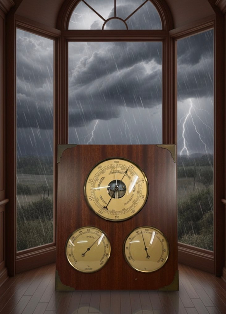 Contra-barometer - Træ #1.0