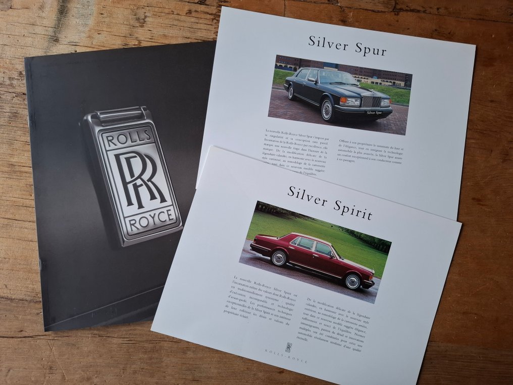 Brochure - Rolls-Royce - Silver Spirit & Silver Spur - 1995 #1.0