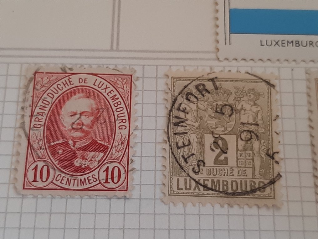 Luxemburgo 1882/2000 - Colección en hojas #3.2