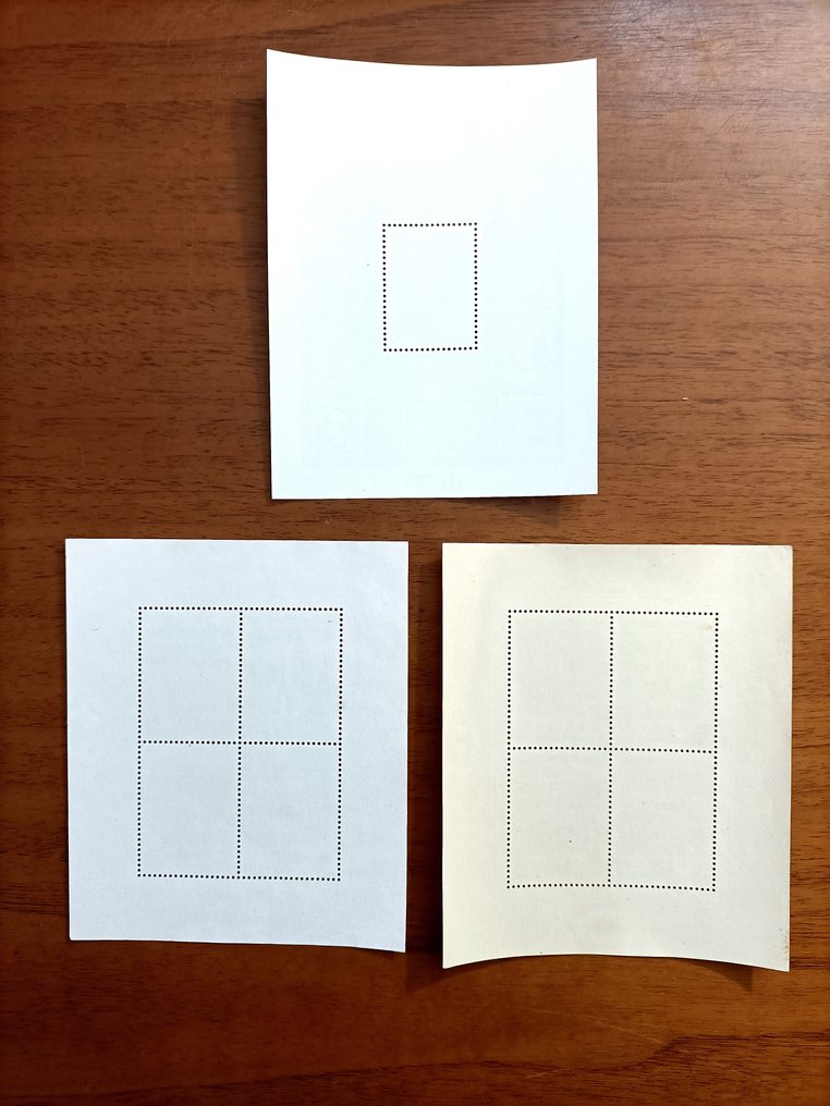 Bulgaria  - Ampia selezione di 64 Foglietti Perforati ed Imperforati di vari anni - No Reserve Price #1.0