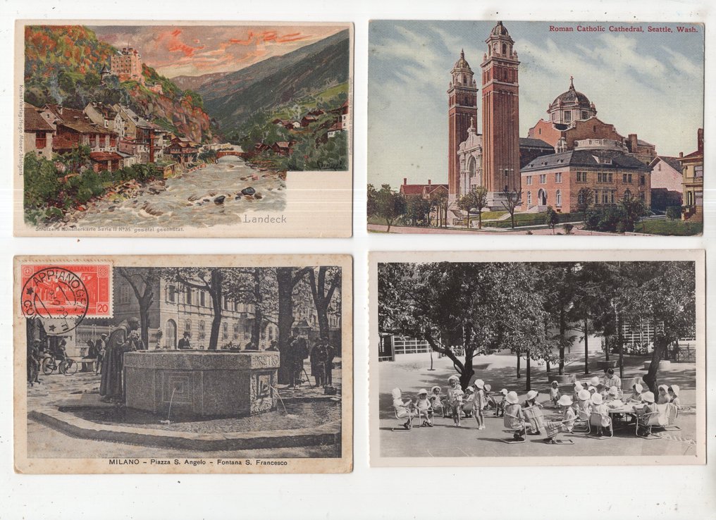 Διάφορα - Βιβλίο με περίπου 400 καρτ ποστάλ από διάφορες χώρες. - Καρτ-ποστάλ (400) - 1900-1955 #3.2