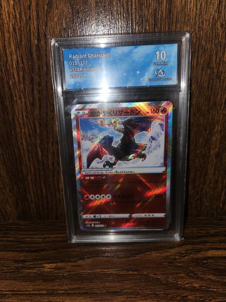 Pokémon - 2 Graded card - Charizard 015/172 Foil, Full art - ACE 10 #1.0