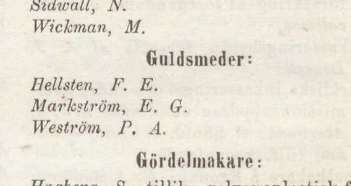 Ernst Gustaf Markström AR(1825-1897) - 1864, Uppsala - Kermakko - .830 hopea - Kermakko 140 g #1.0