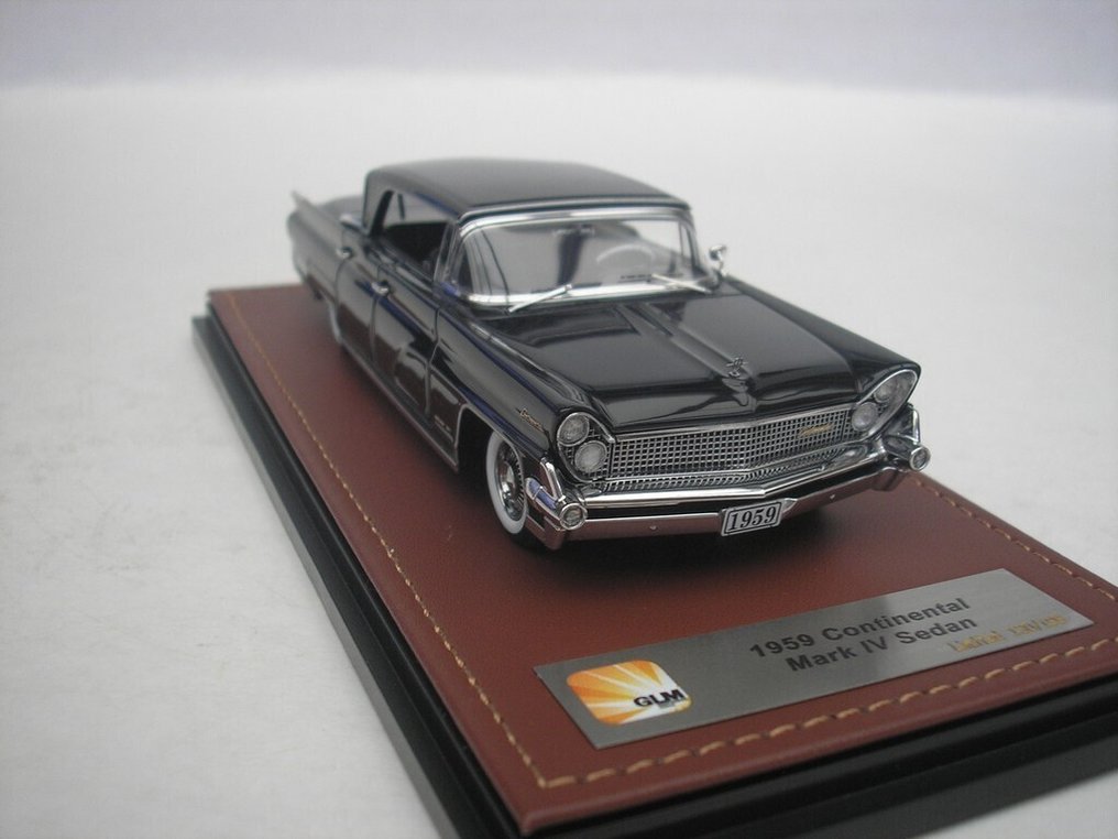 GLM 1:43 - Modelauto - Lincoln Continental MK IV Sedan - 1959 - Black - 199 pcs #3.2