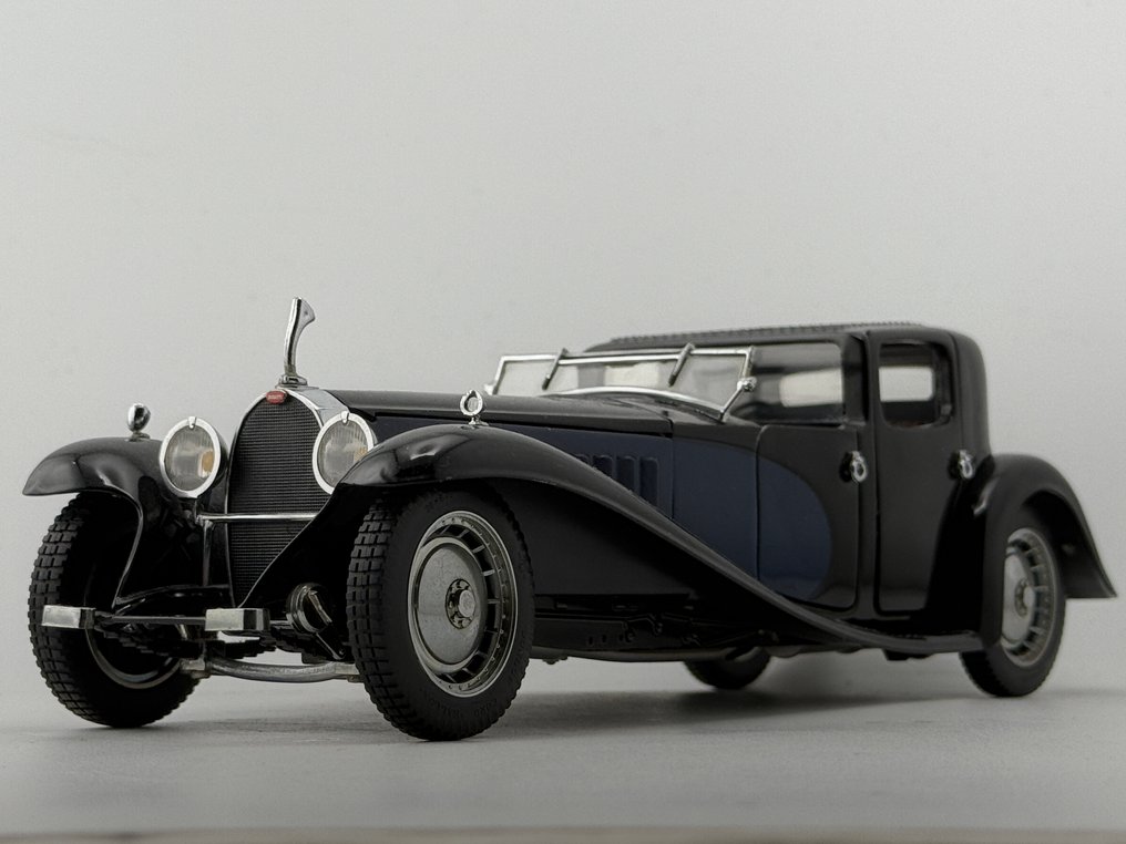 Franklin Mint 1:24 - Κουπέ μοντελισμού - 1928 Bugatti Napoleon - Με μέρη επάργυρα 925 Sterling Silver. #1.0