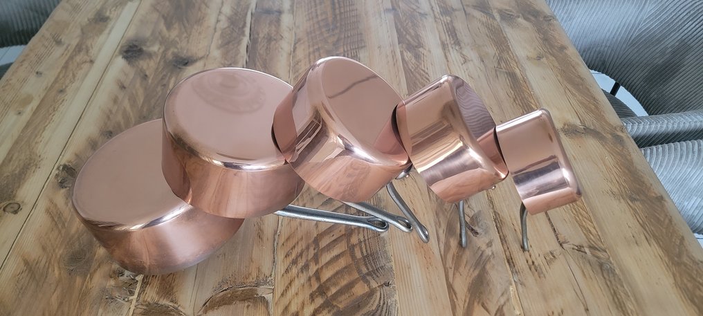 Grydesæt - Kobber, kilde - Kobbergryder #4.3