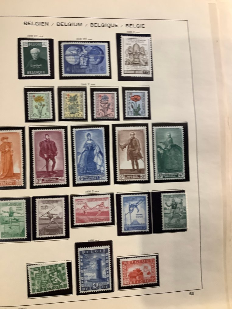 比利時 1938/1969 - 剩余收藏在1938年至1969年之间 #1.0