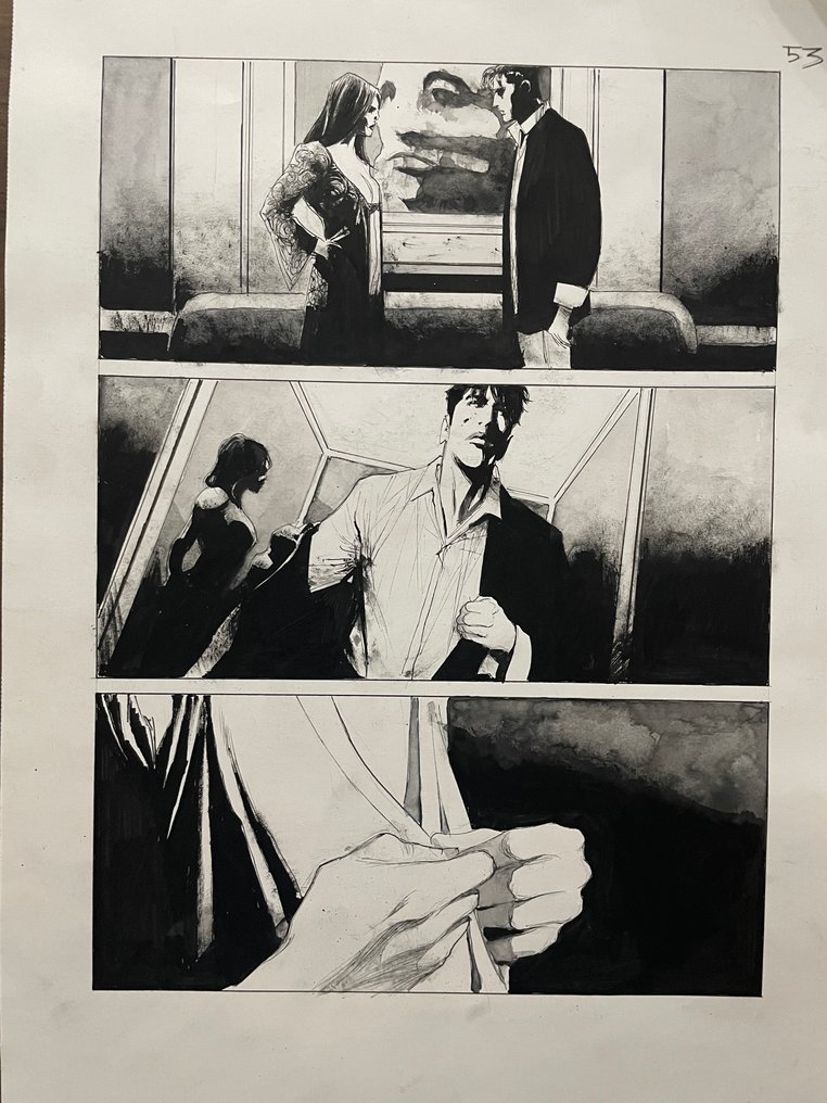 Roi, Corrado - 1 Original page - Dylan Dog - Xenon! - 2023 #1.0