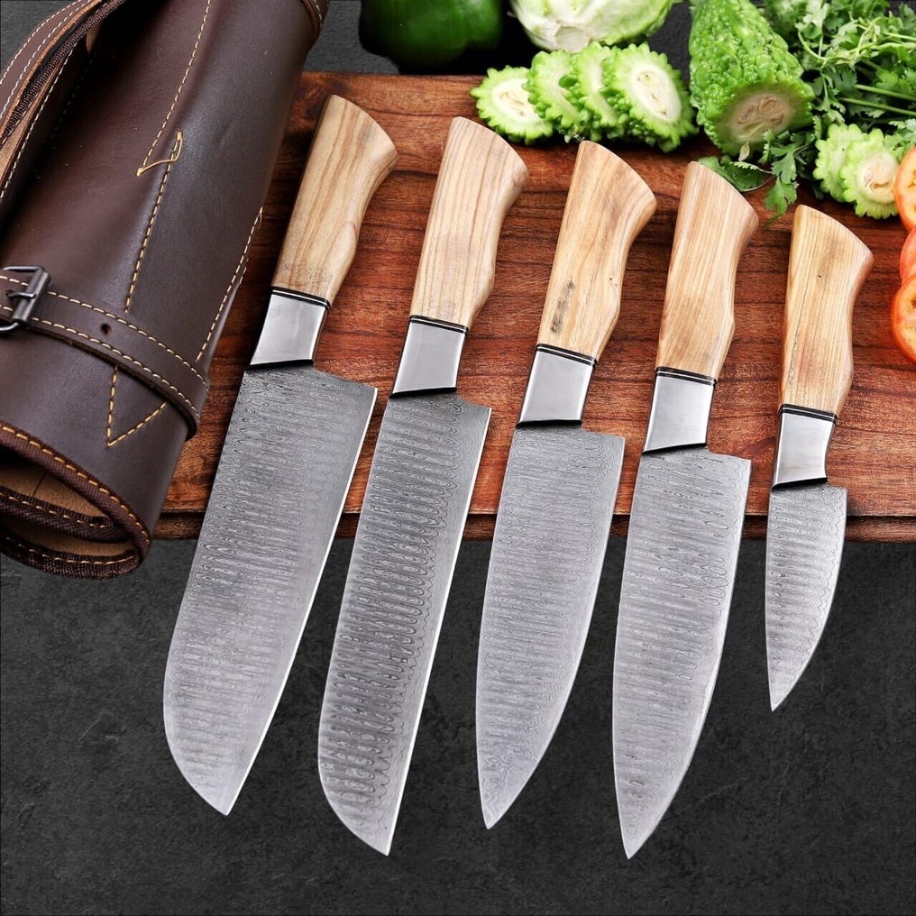 Bordknive sæt (5) - Træ - Bordkniv sæt #1.0